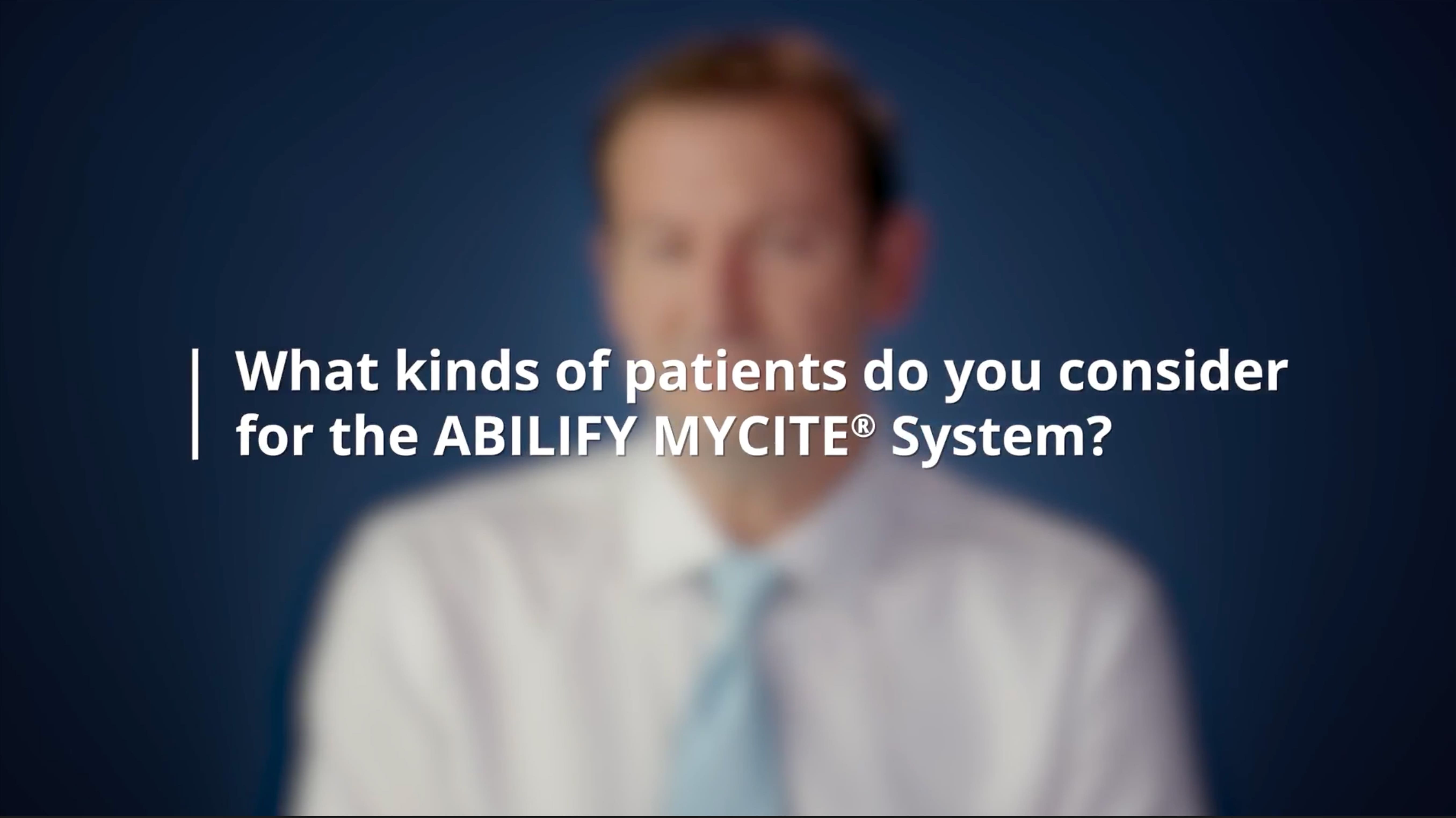 Finding the right patient, Video