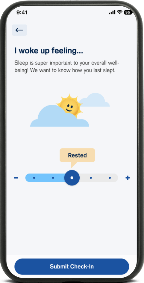 MYCITE® App: Rest view